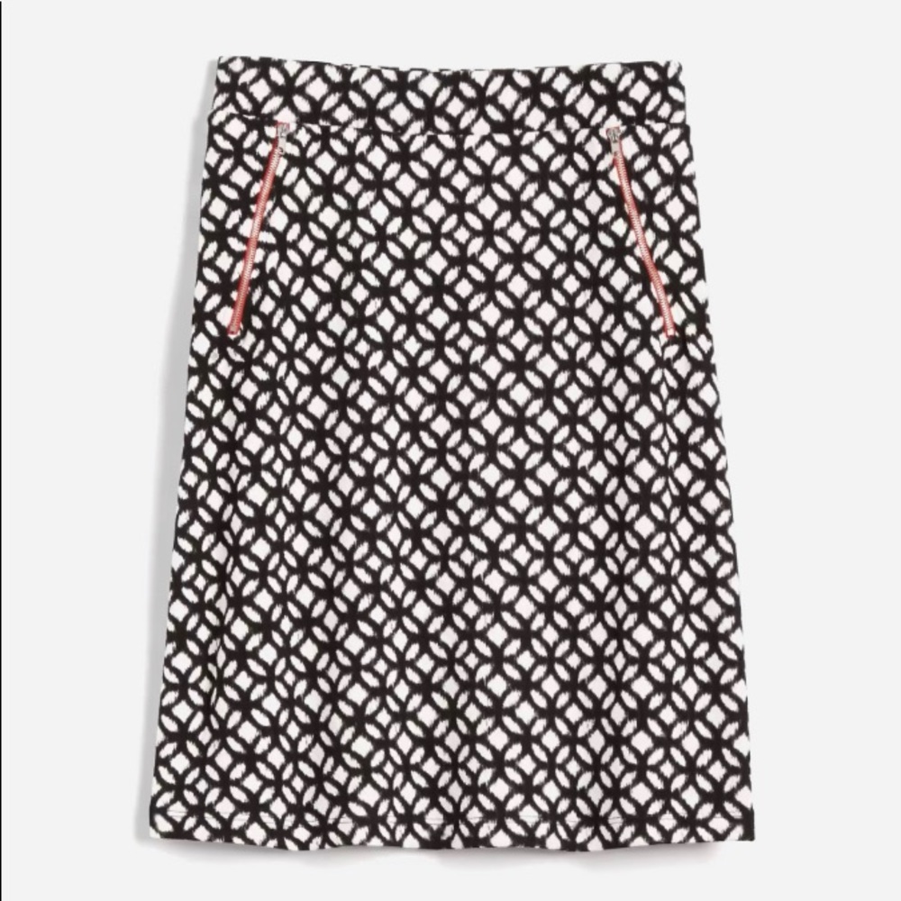 Le Lis geometric print casual skirt